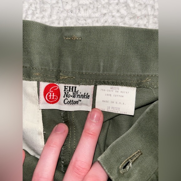 Army Green Work Pants - Picture 2 of 2